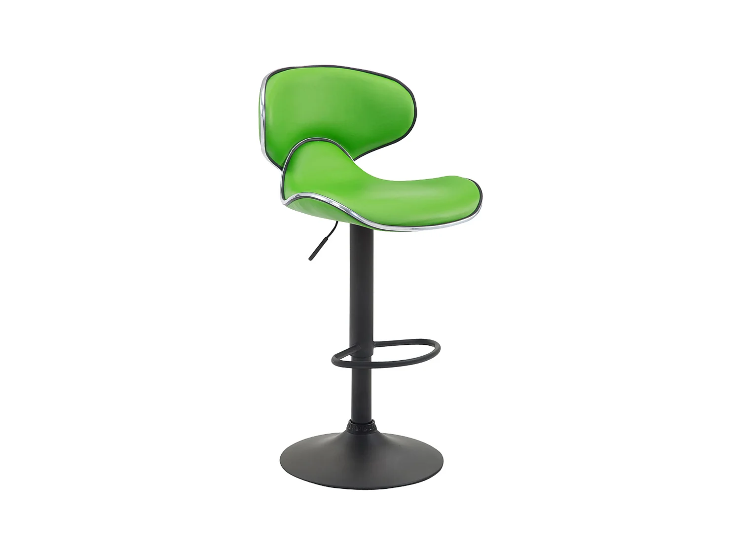 Tabouret de bar - Similicuir & Métal chromé - Vert - Las Vegas V2