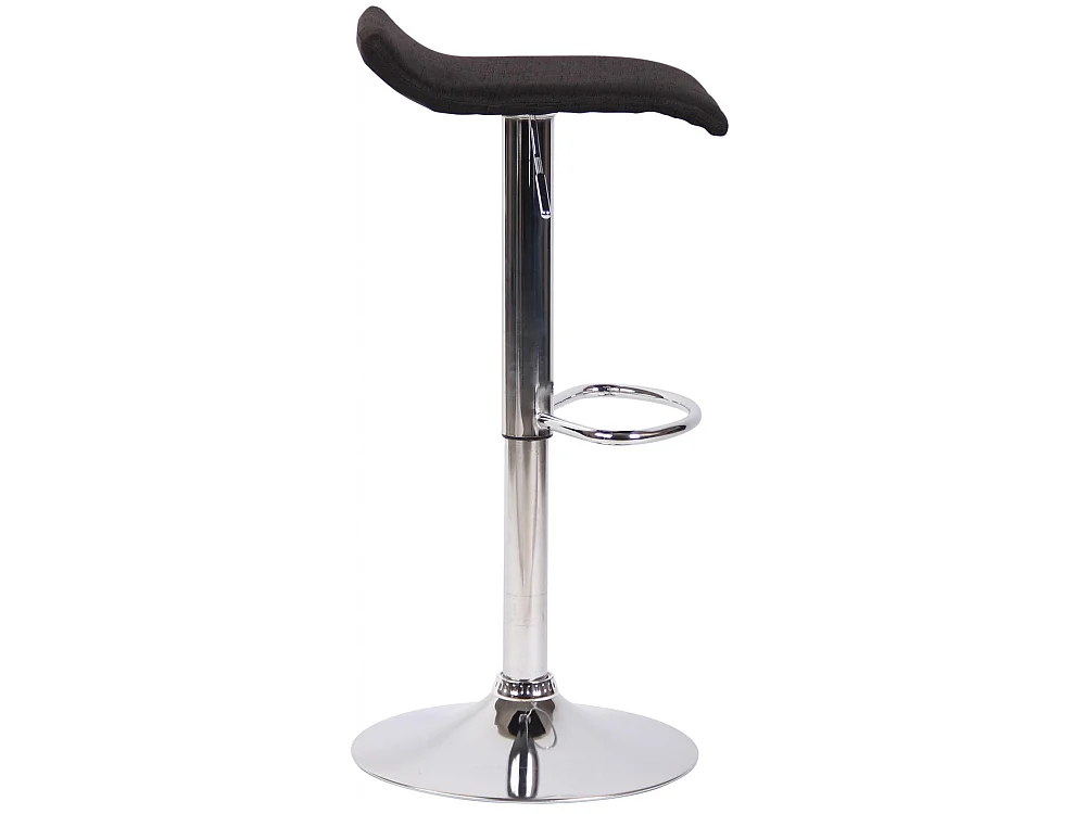 Tabouret de bar - Tissu & Métal - Noir - Dyn V2