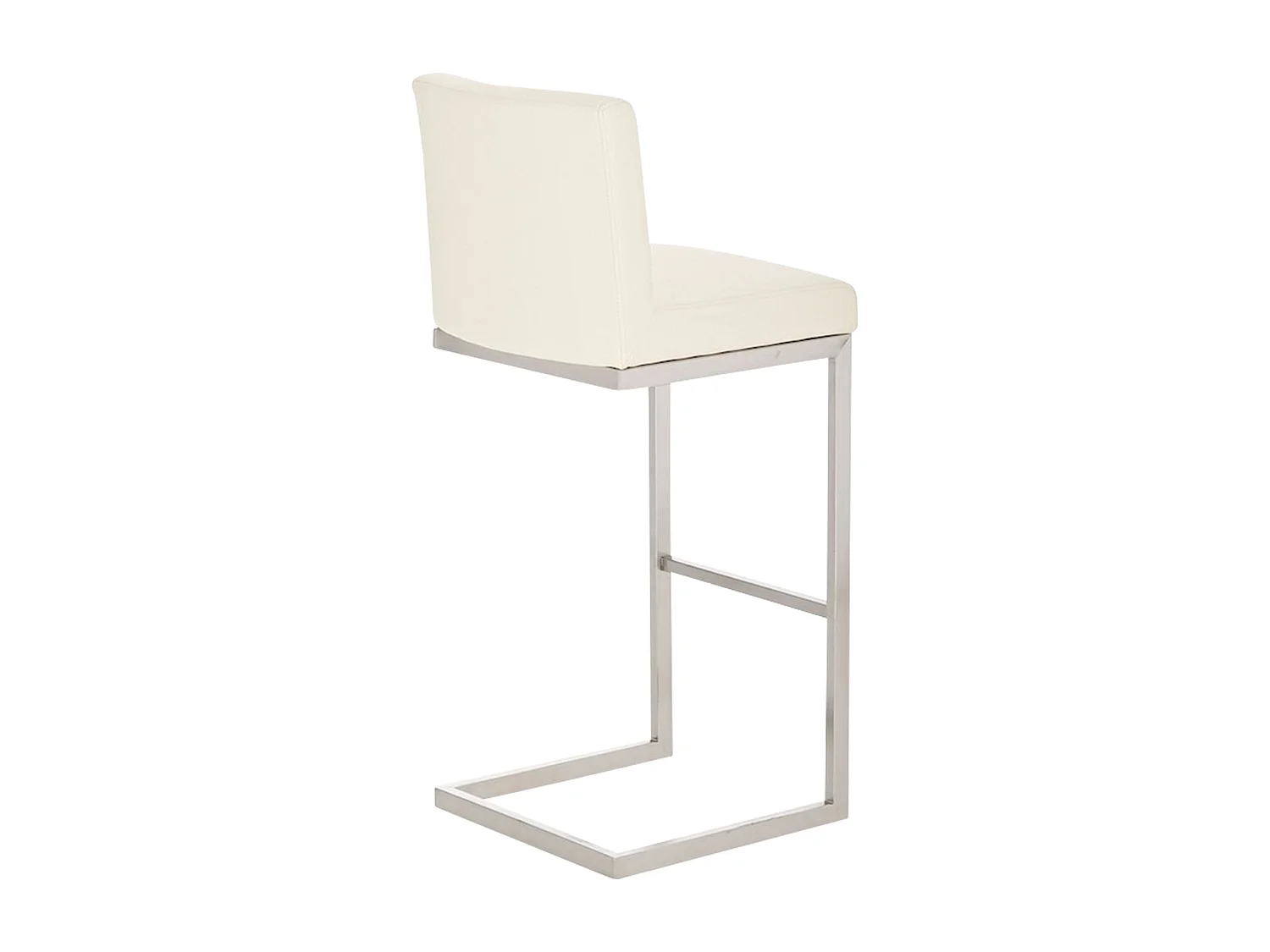 Barhocker - Kunstleder - creme - Paros