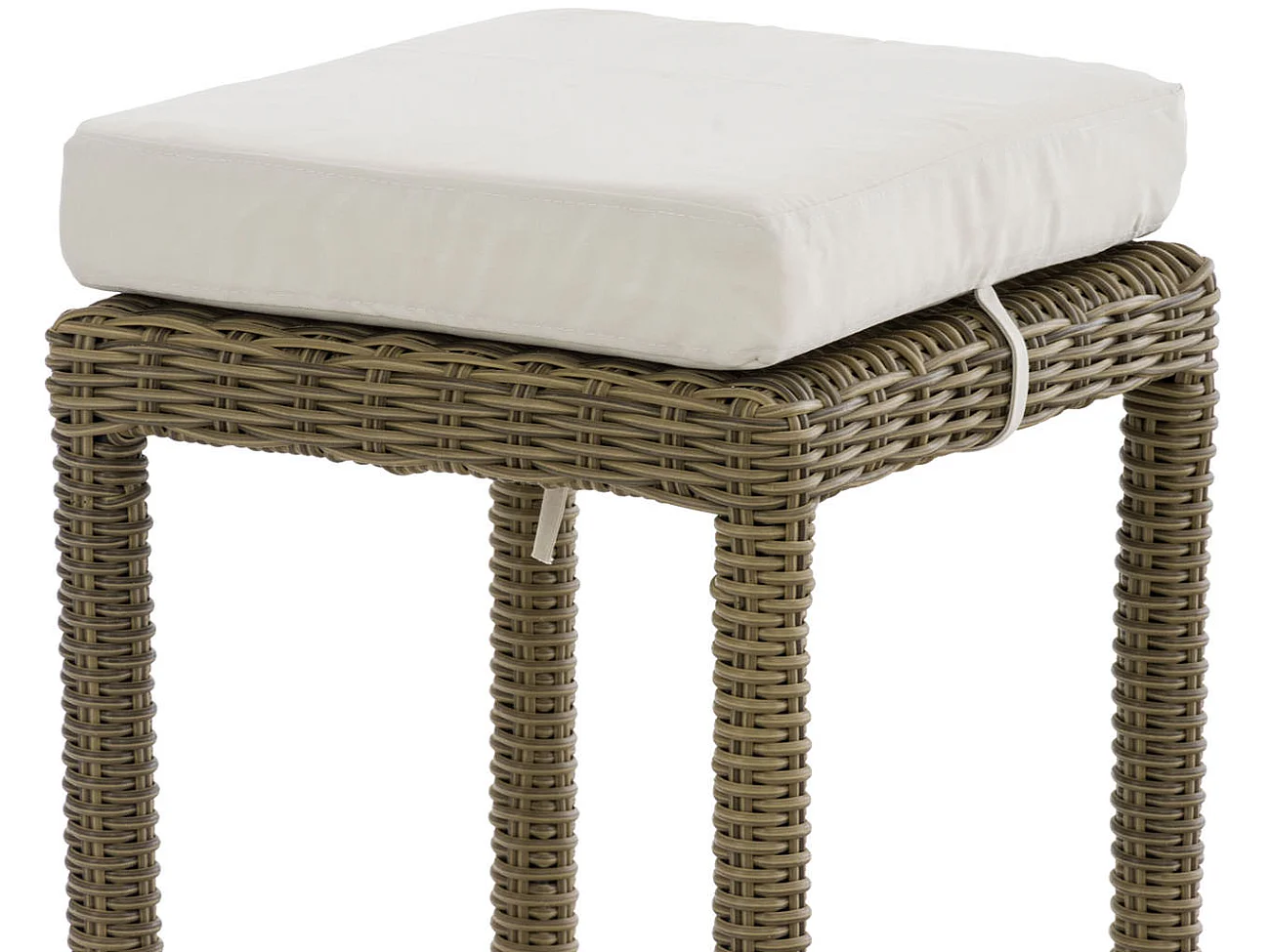 Tabouret de bar - Plastique & Aluminium - Nature - Alia