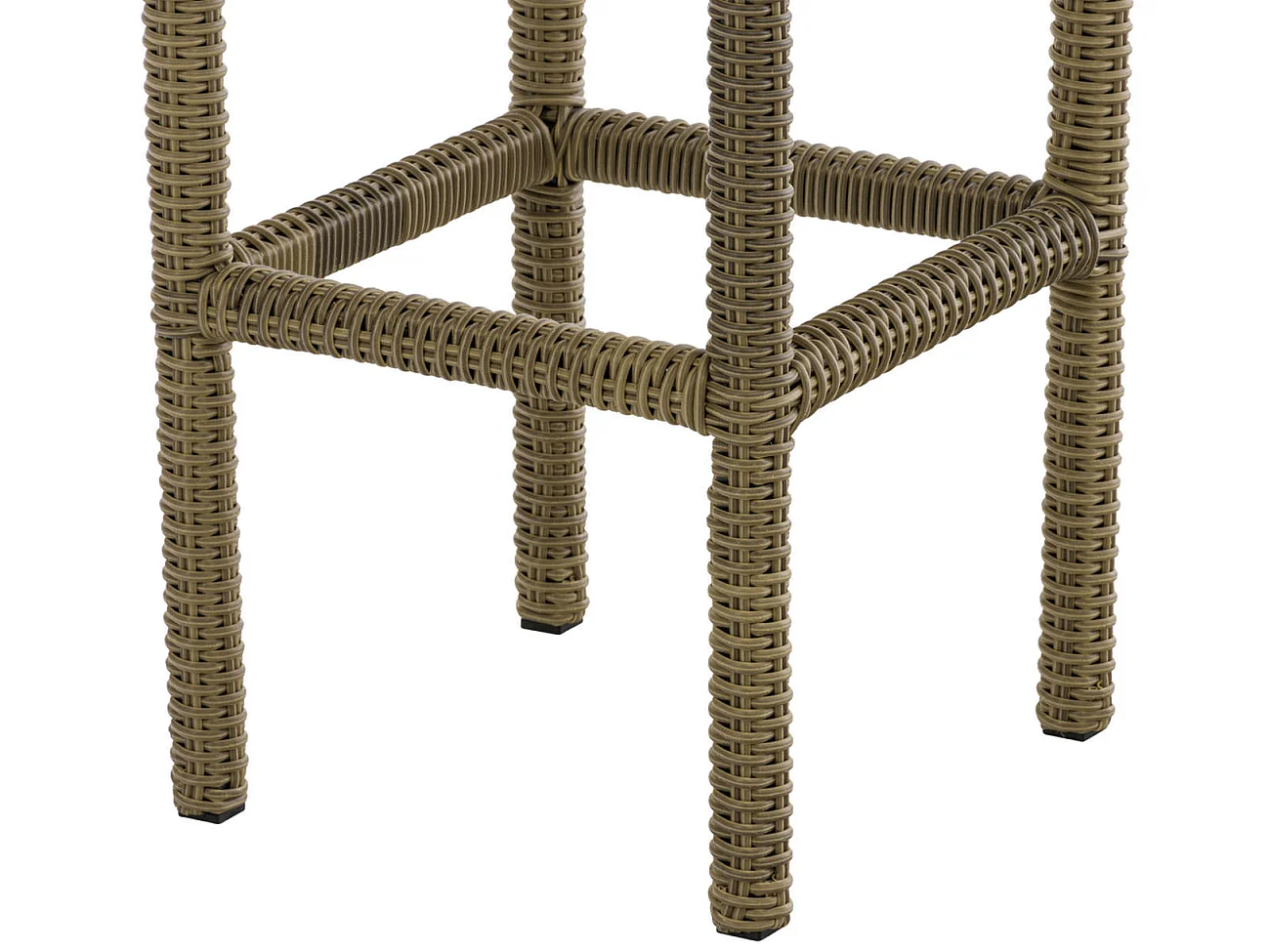 Tabouret de bar - Plastique & Aluminium - Nature - Alia