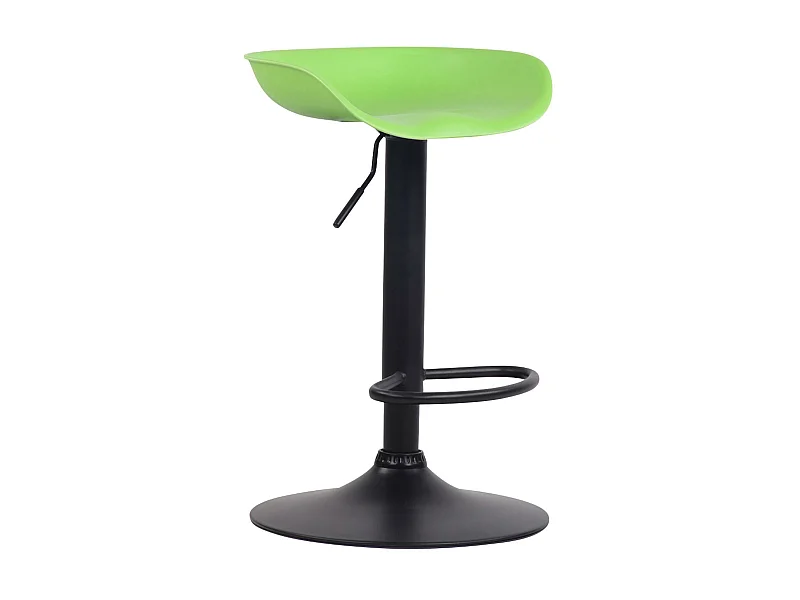 Tabouret de bar - Plastique & Métal - Vert - Anaheim