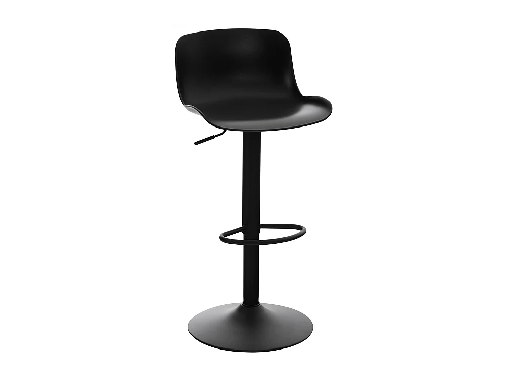 Tabouret de bar - Plastique & Antique - Noir - Almada
