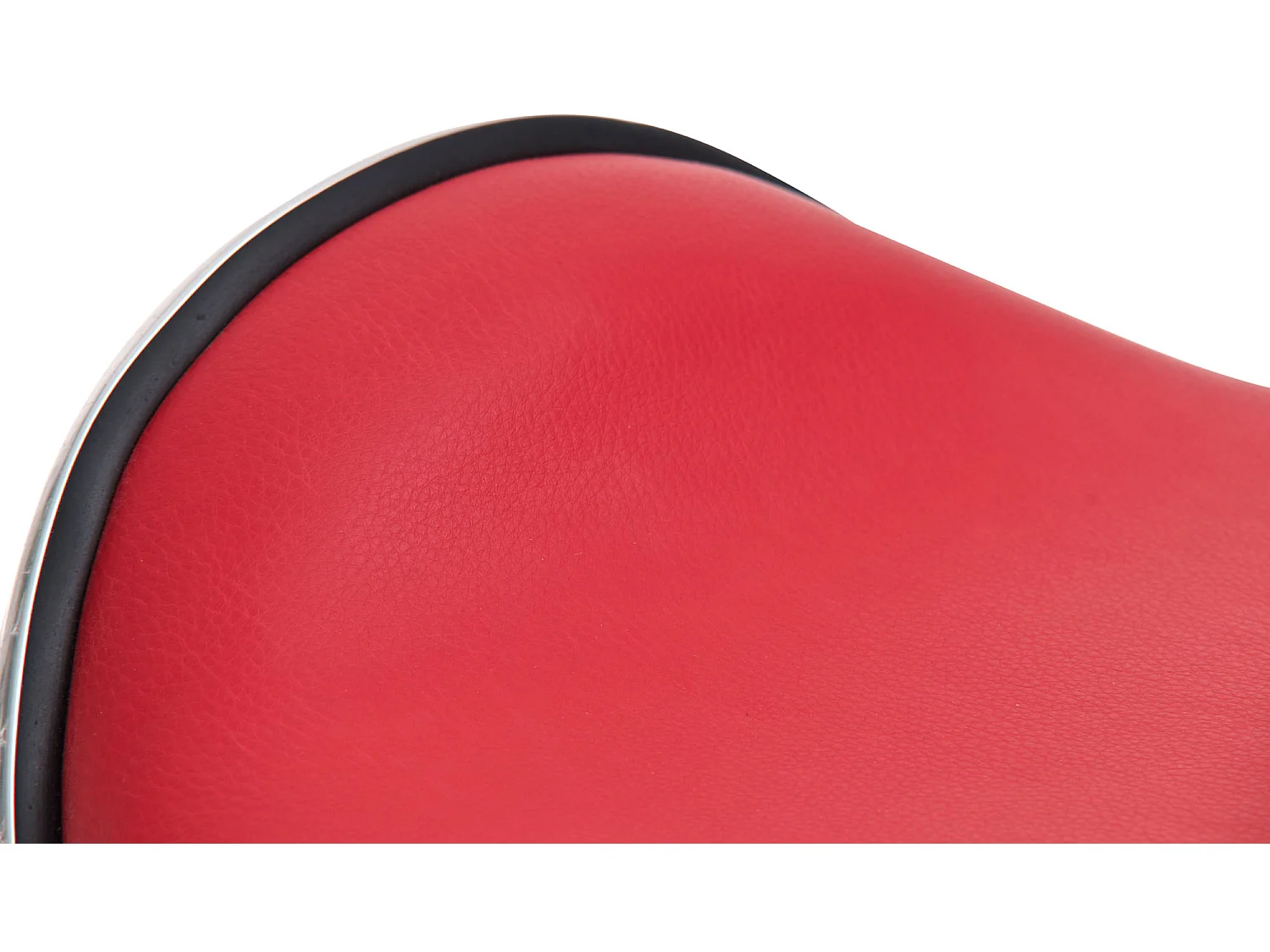 Lot de 2  Tabouret de bar - Similicuir - Rouge - Shanghai