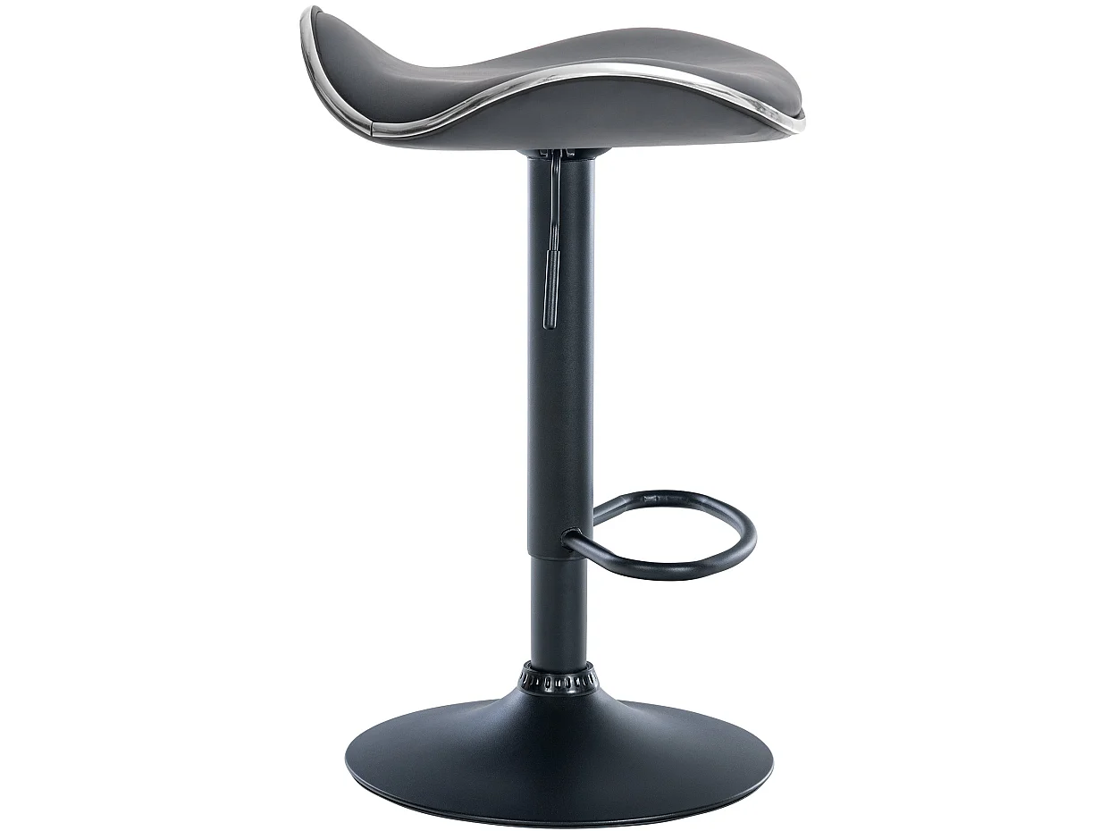 Tabouret de bar - Similicuir - Gris - Shanghai