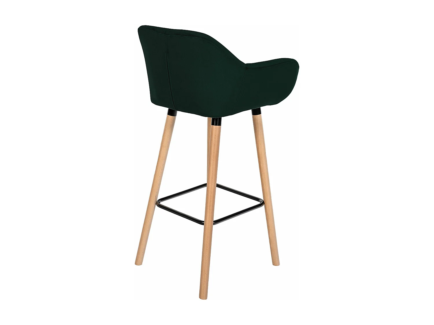 Lot de 2  Tabouret de bar - Velours - Vert - Grant