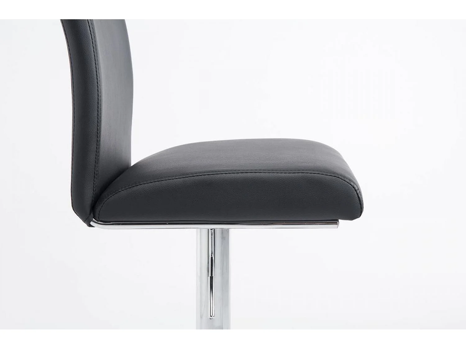 Tabouret de bar - Similicuir - Noir - Köln