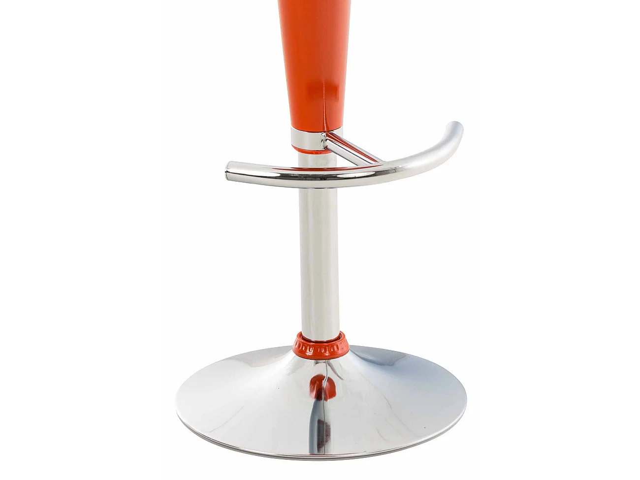 Tabouret de bar - Plastique - Orange - Saddle