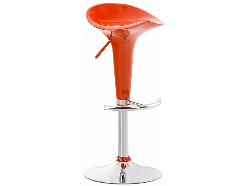 Tabouret de bar - Plastique - Orange - Saddle