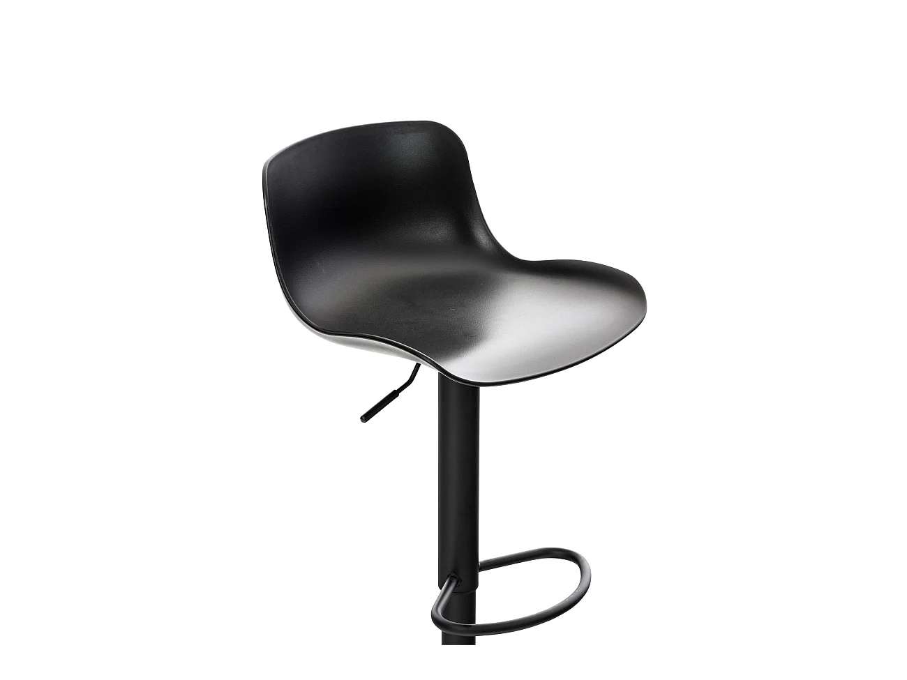 Set van 2  Barkruk - Kunststof & chroom - zwart - Almada