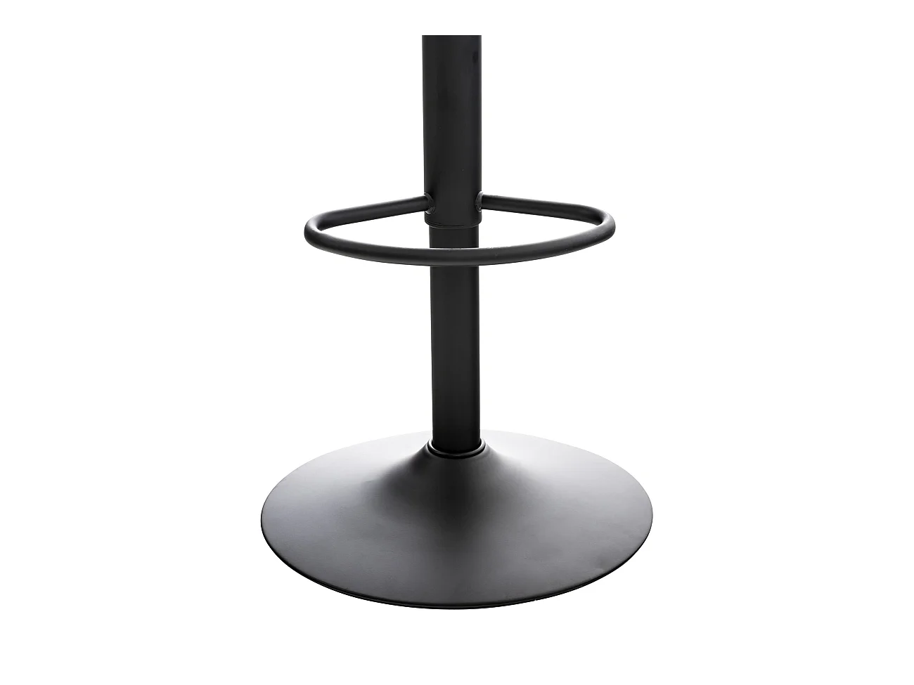 Set van 2  Barkruk - Kunststof & chroom - zwart - Almada