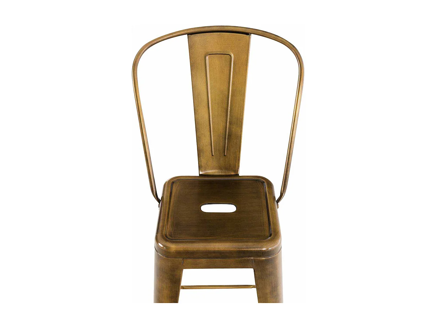 Set van 4  Barkruk - Metaal - goud - Aiden