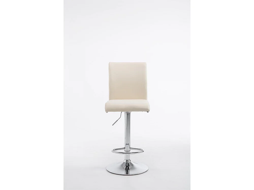 Tabouret de bar - Similicuir - Crème - Köln