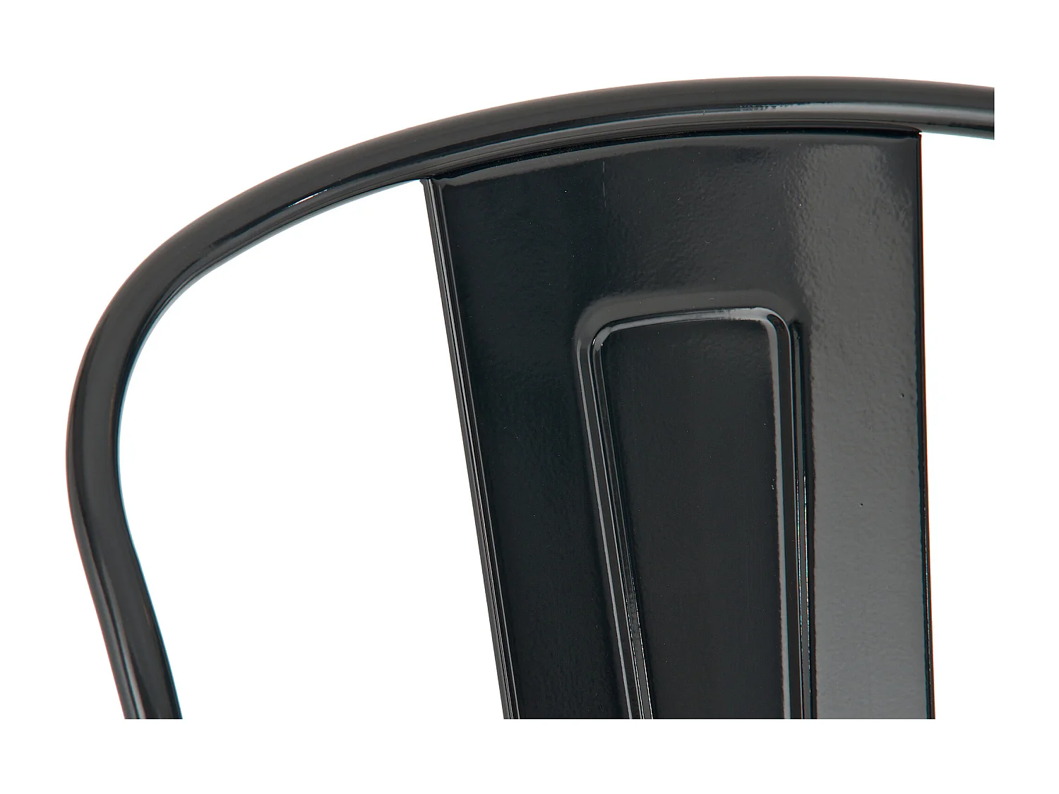 Lot de 4  Tabouret de bar - Métal - Noir - Aiden