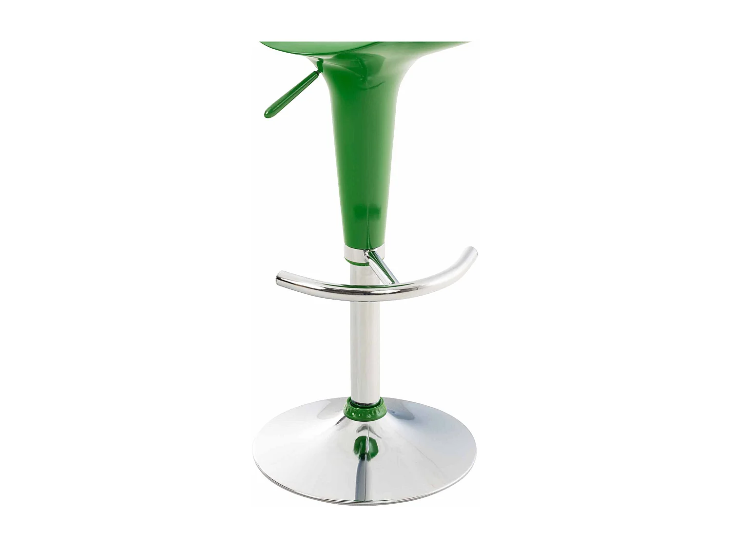 Tabouret de bar - Plastique & Antique clair - Vert - Saddle