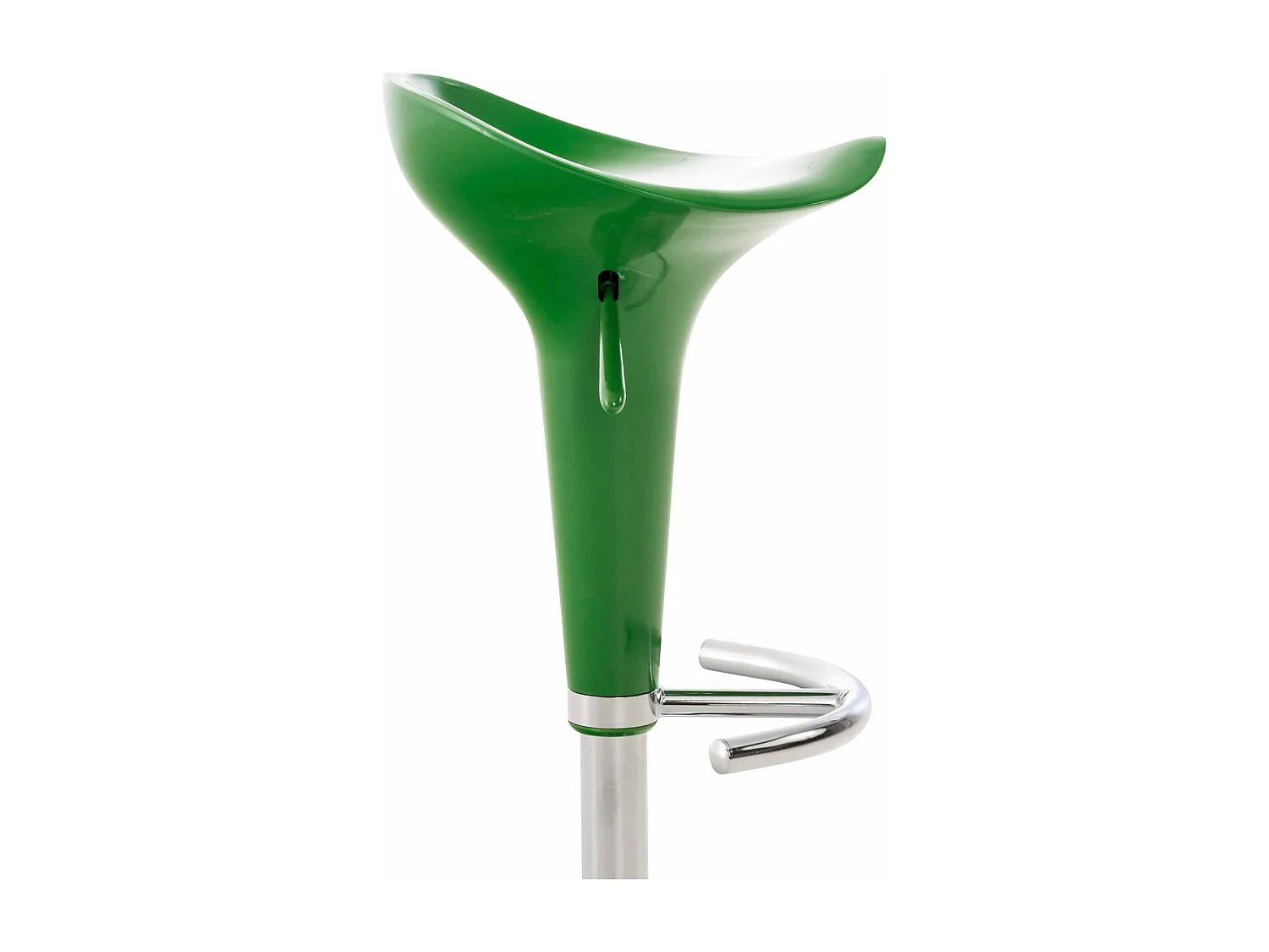 Tabouret de bar - Plastique & Antique clair - Vert - Saddle