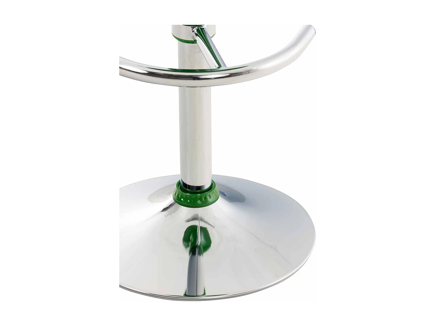 Tabouret de bar - Plastique & Antique clair - Vert - Saddle