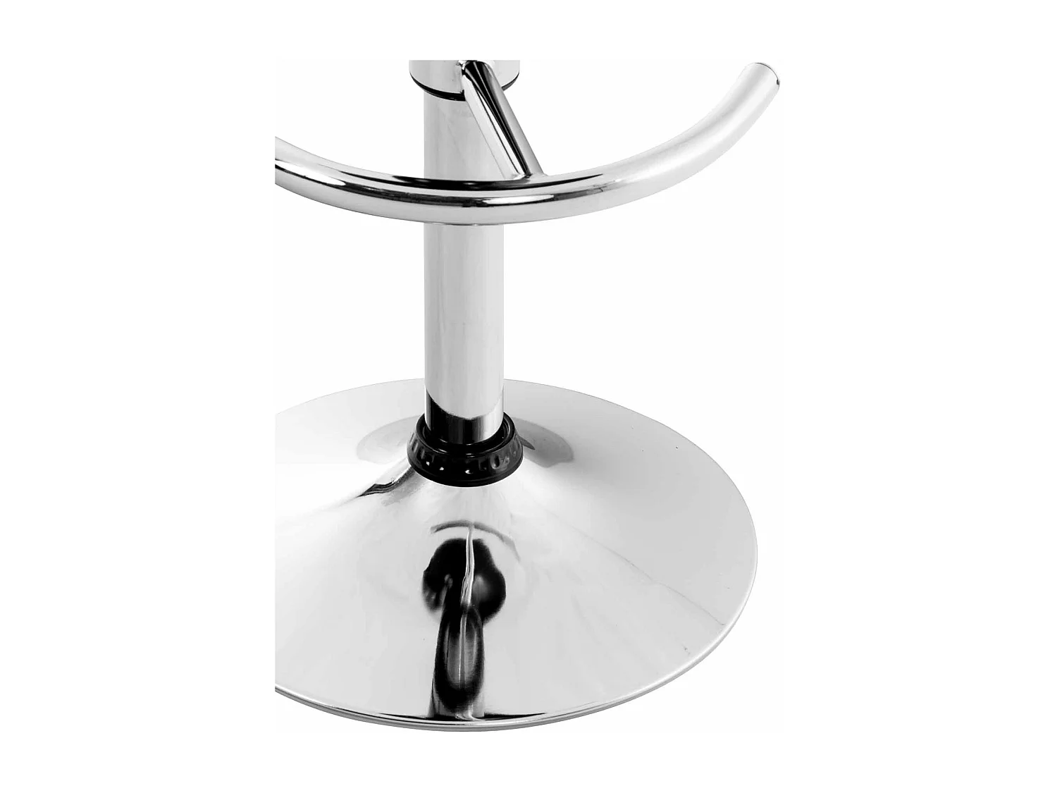 Barkruk - Kunststof - zwart - Saddle