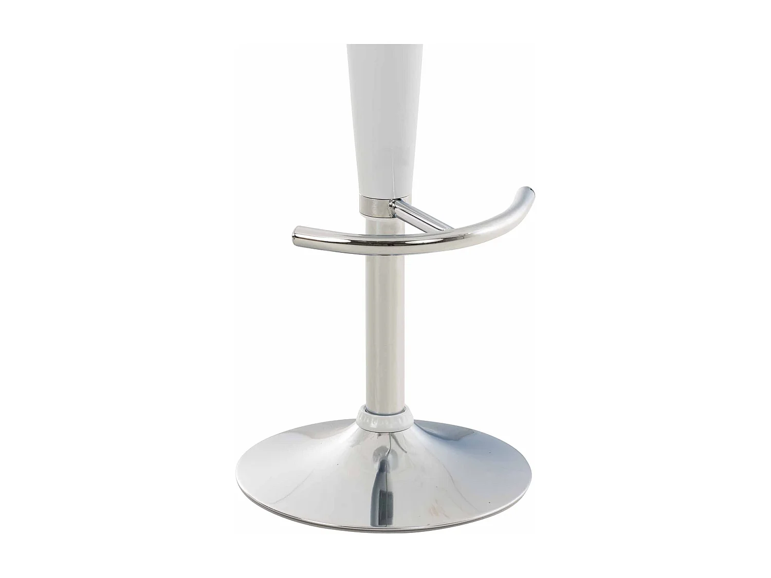 Tabouret de bar - Plastique - Blanc - Saddle