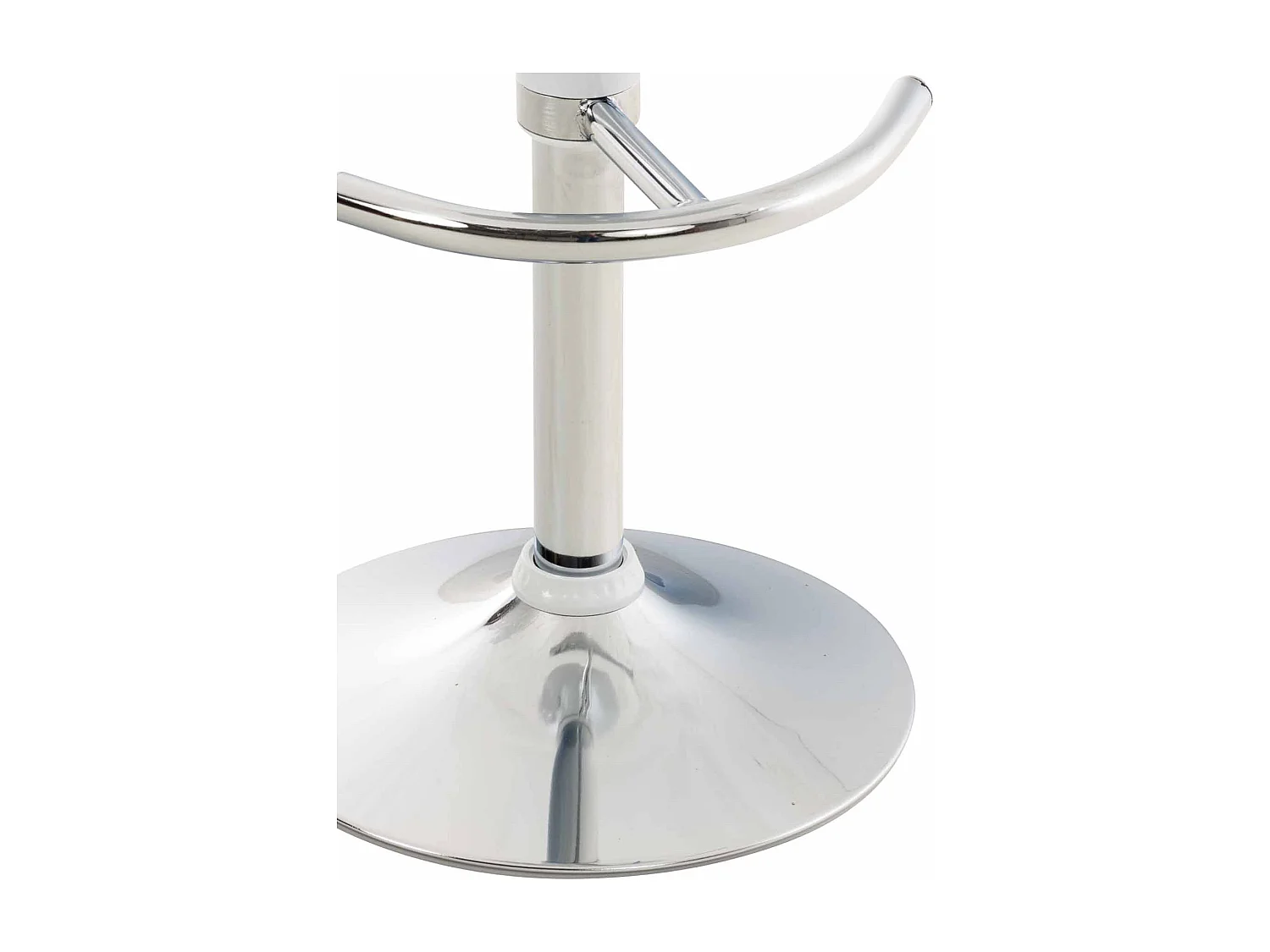 Tabouret de bar - Plastique - Blanc - Saddle