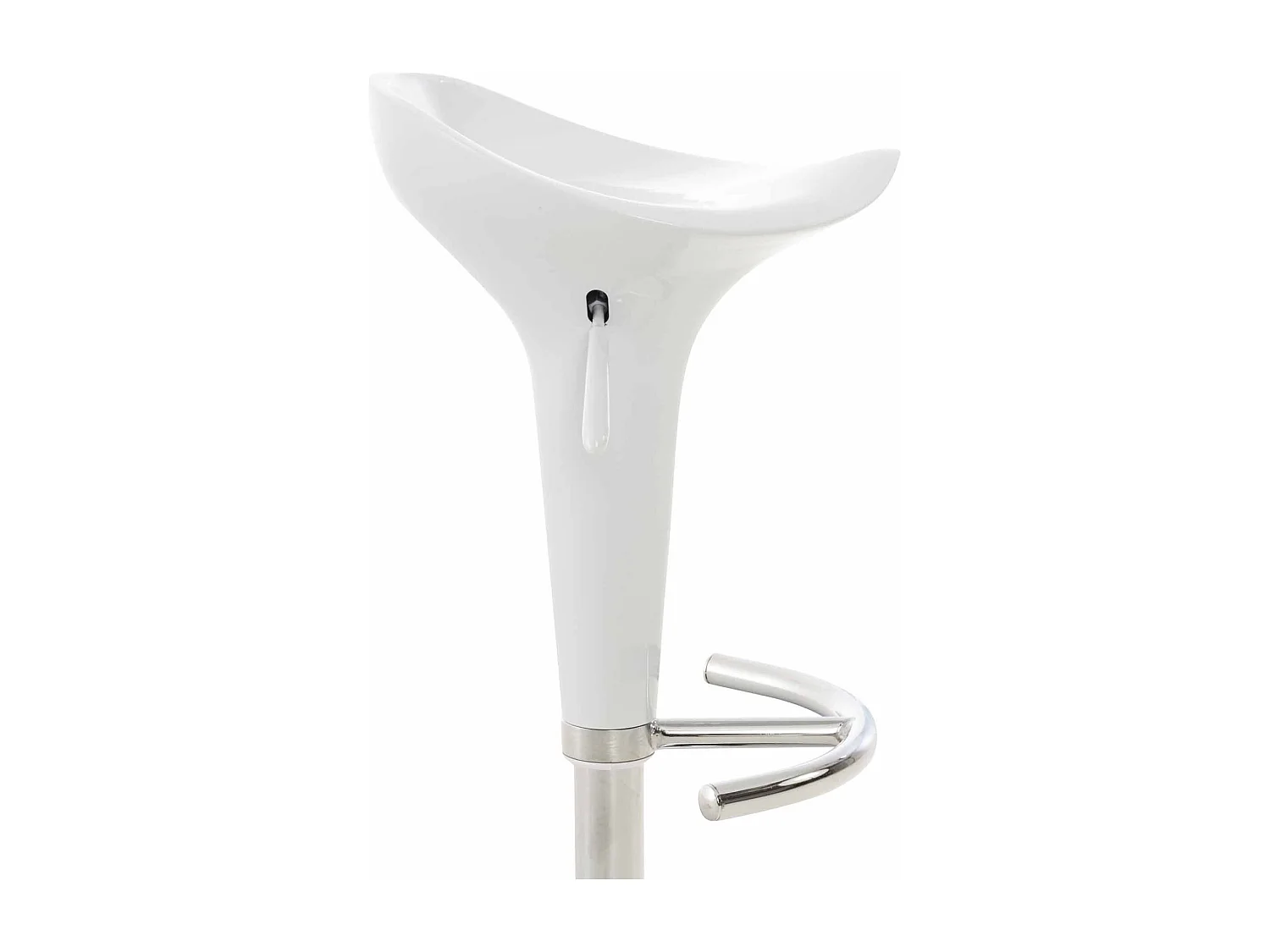 Tabouret de bar - Plastique - Blanc - Saddle