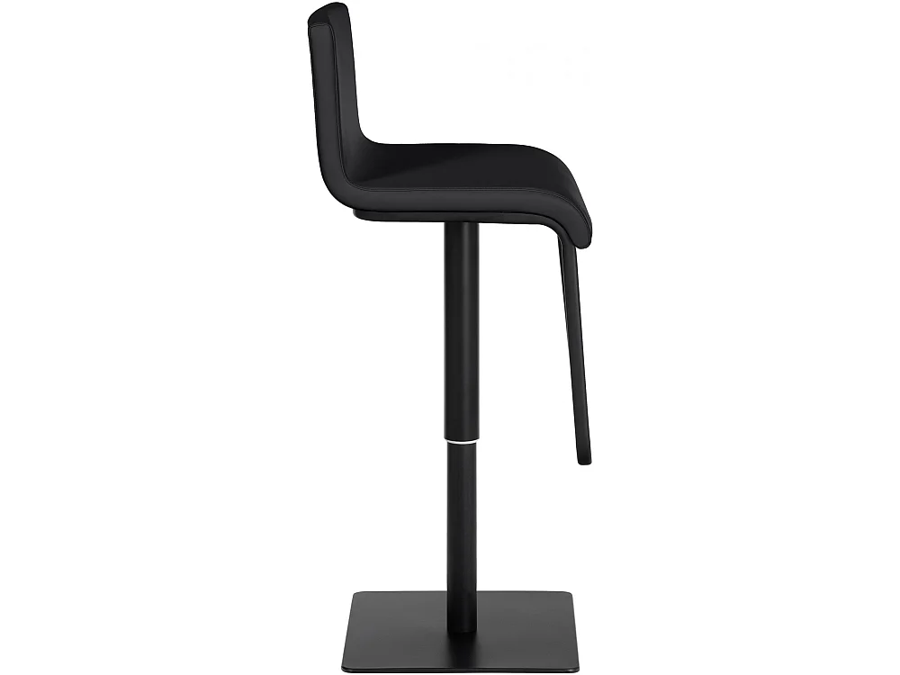 Tabouret de bar - Similicuir & Noir - Noir - Limon