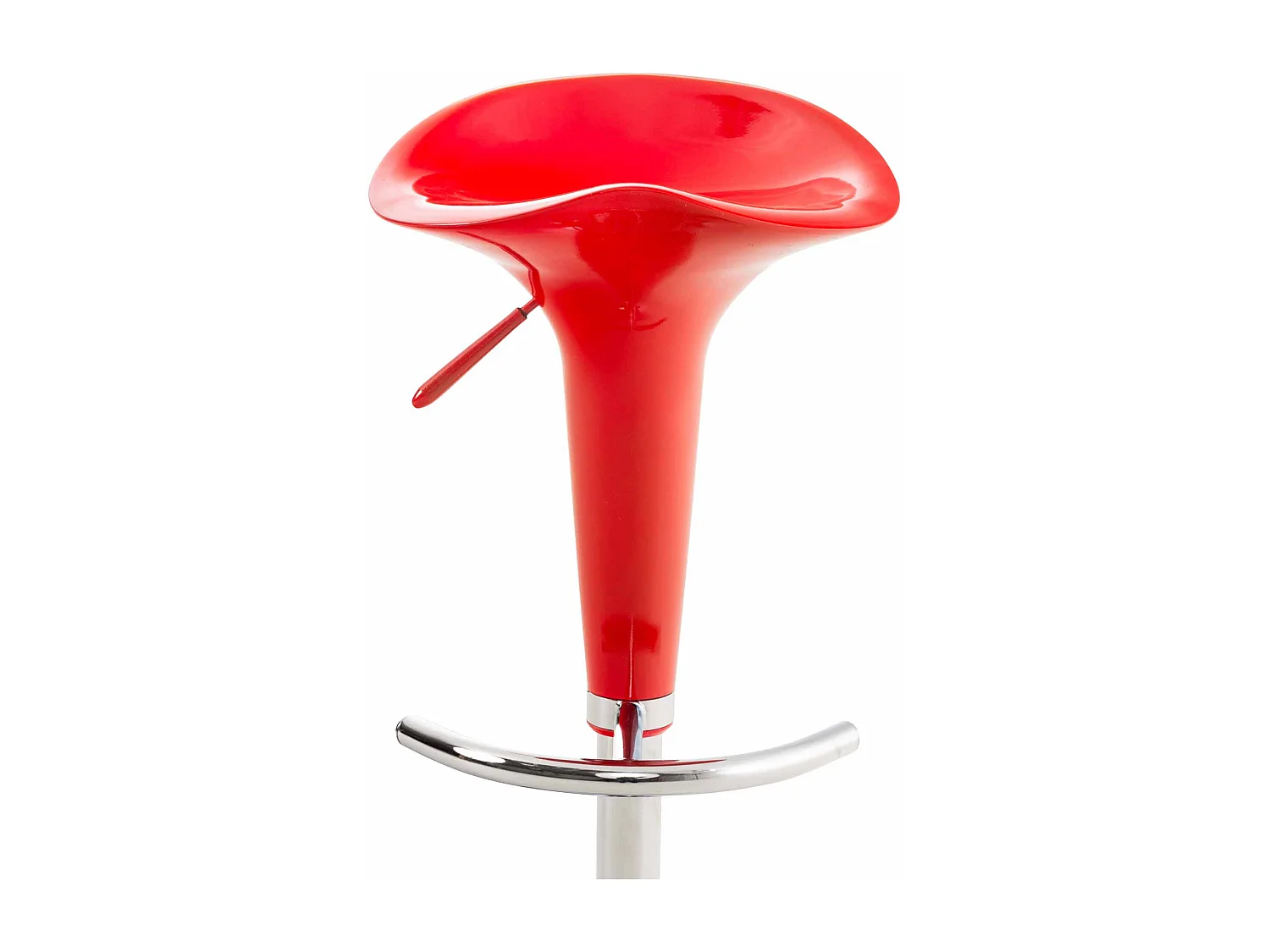 Tabouret de bar - Plastique - Rouge - Saddle