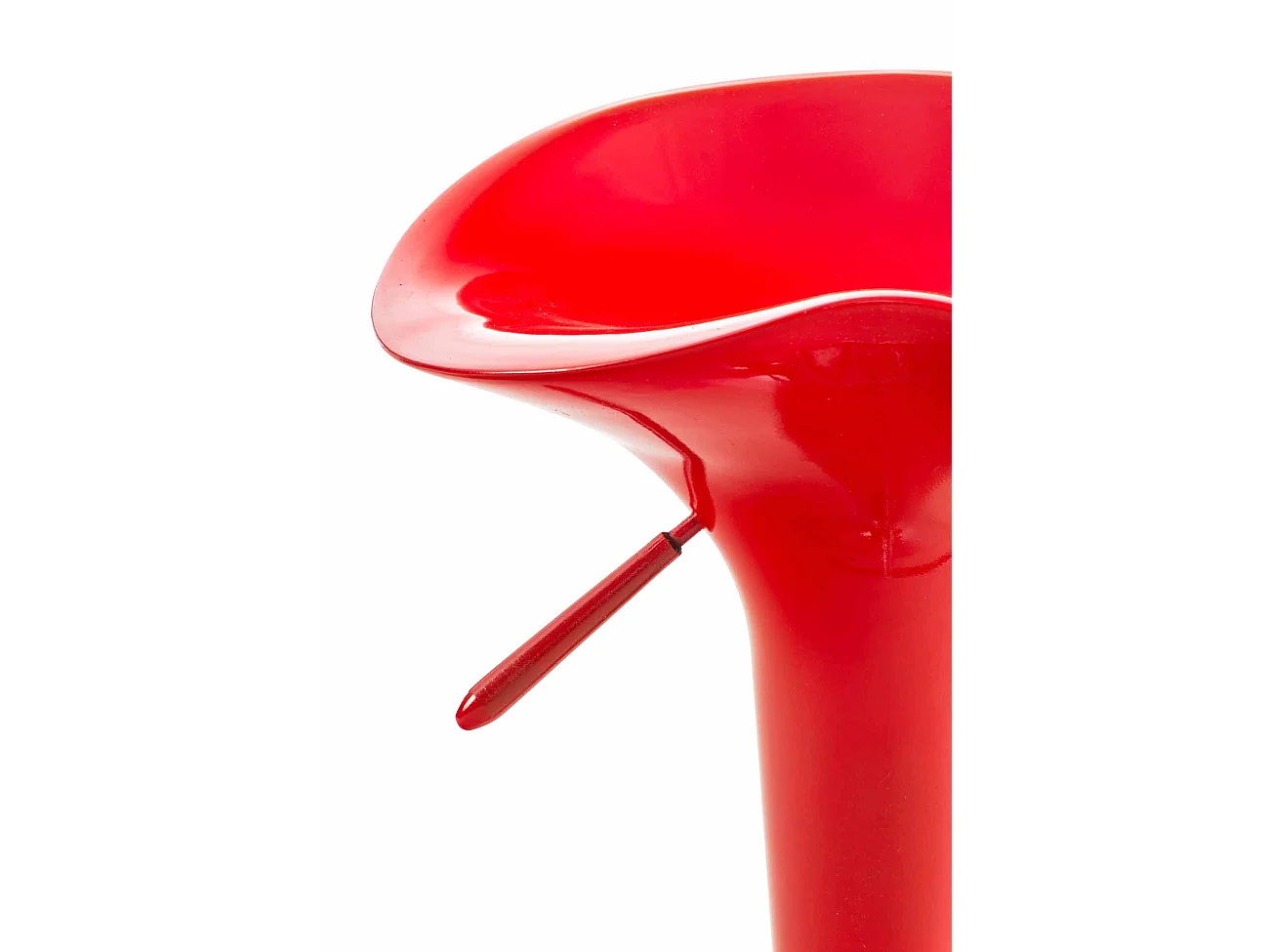 Tabouret de bar - Plastique - Rouge - Saddle