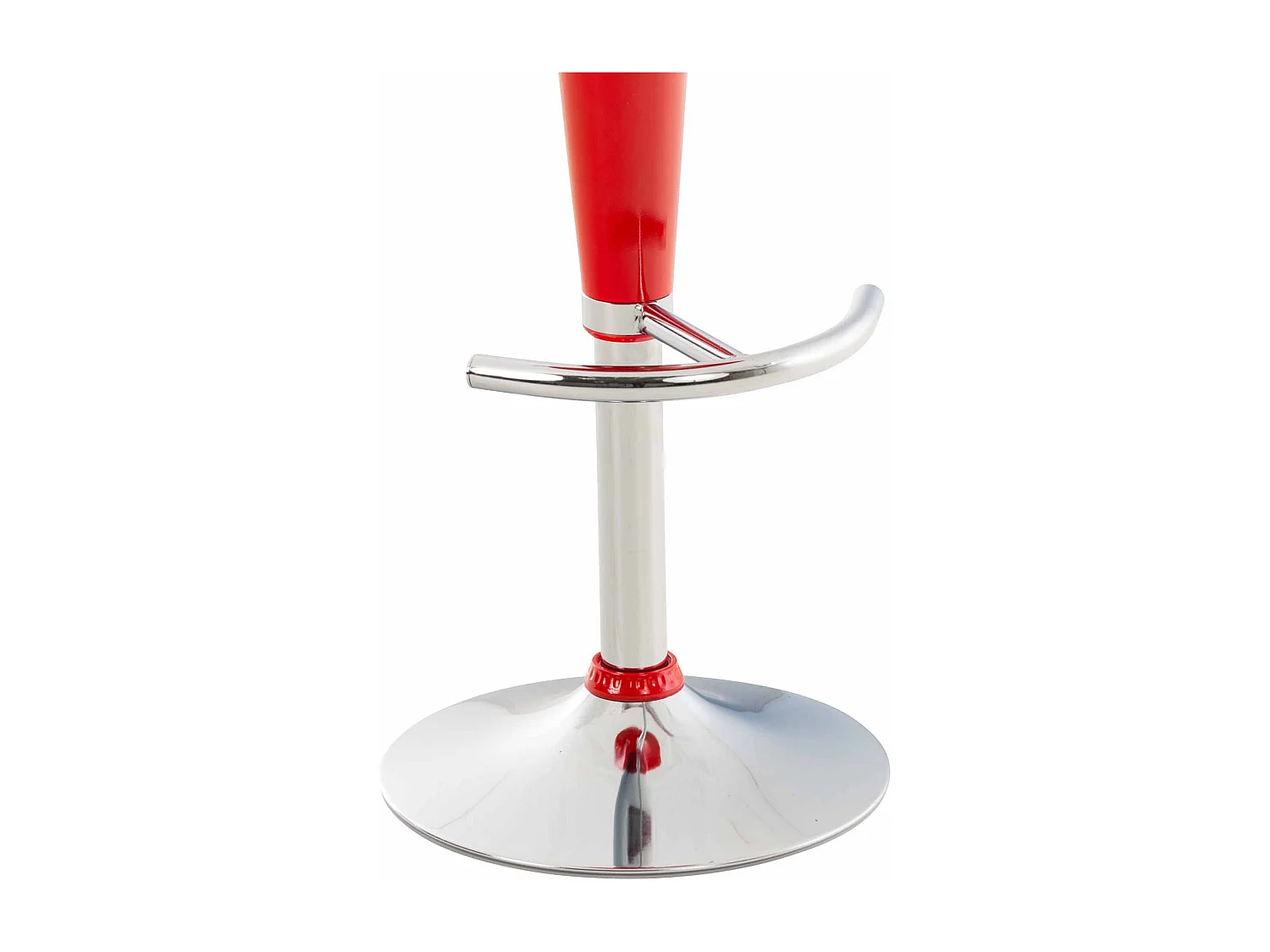 Tabouret de bar - Plastique - Rouge - Saddle