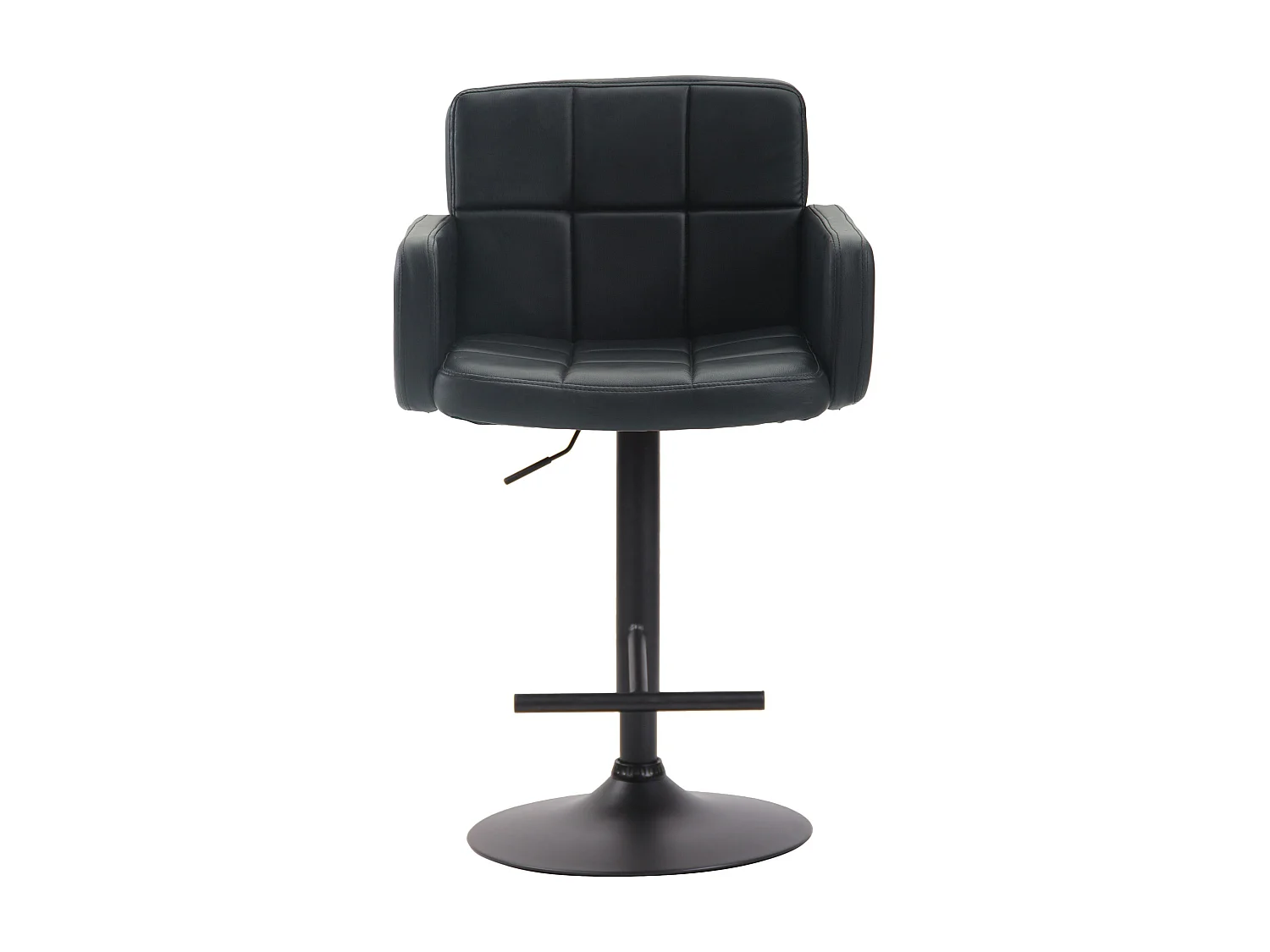 Tabouret de bar - Similicuir & Noir - Noir - Los Angeles