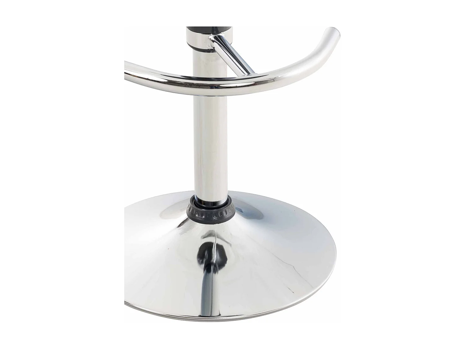 Tabouret de bar - Plastique & Antique clair - Gris - Saddle