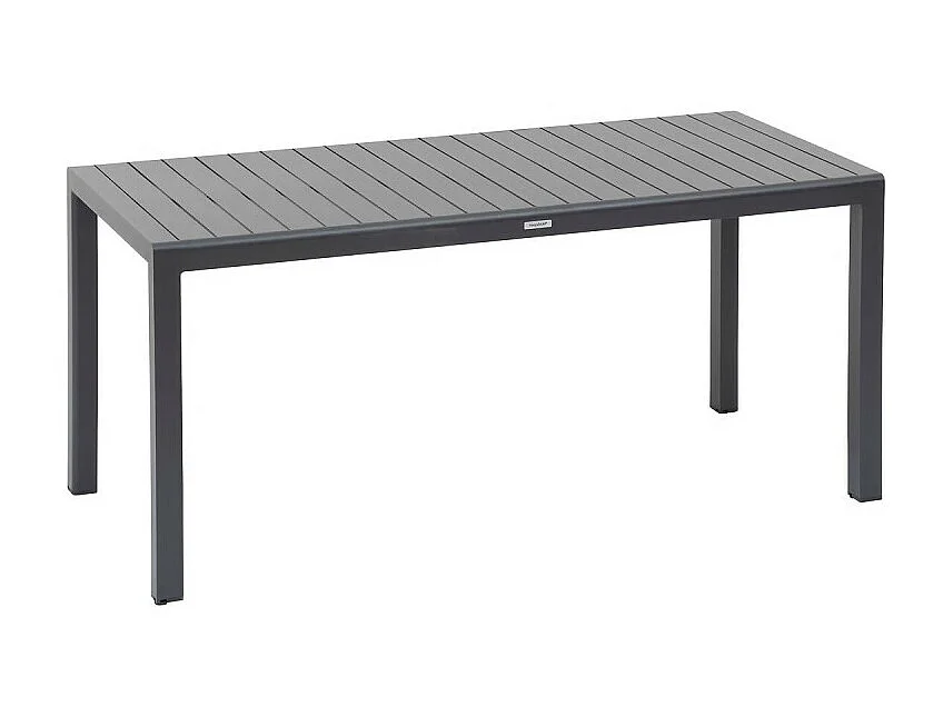 Table de jardin fixe 6 places Ayora graphite Hespéride