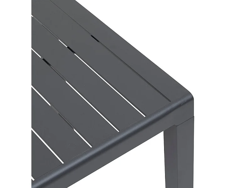 Table de jardin fixe 6 places Ayora graphite Hespéride