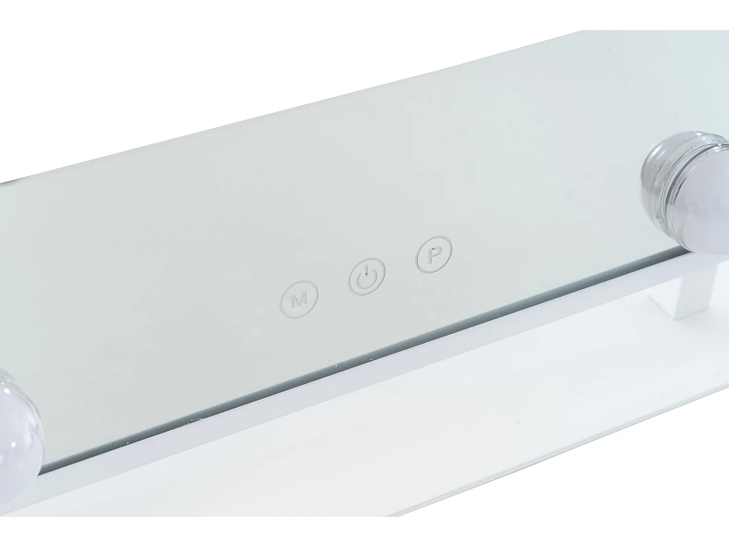 Miroir Led de Maquillage - Plastique - Blanc - Yaren