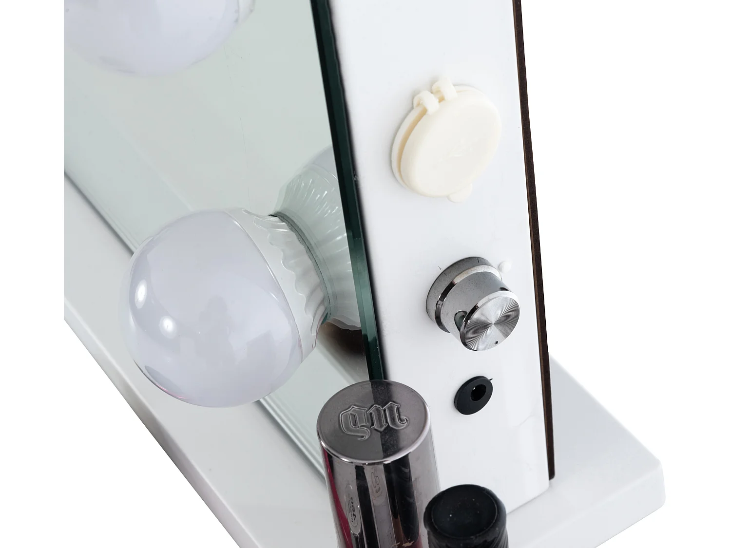 Miroir Led de Maquillage - Plastique - Blanc - Palmdale