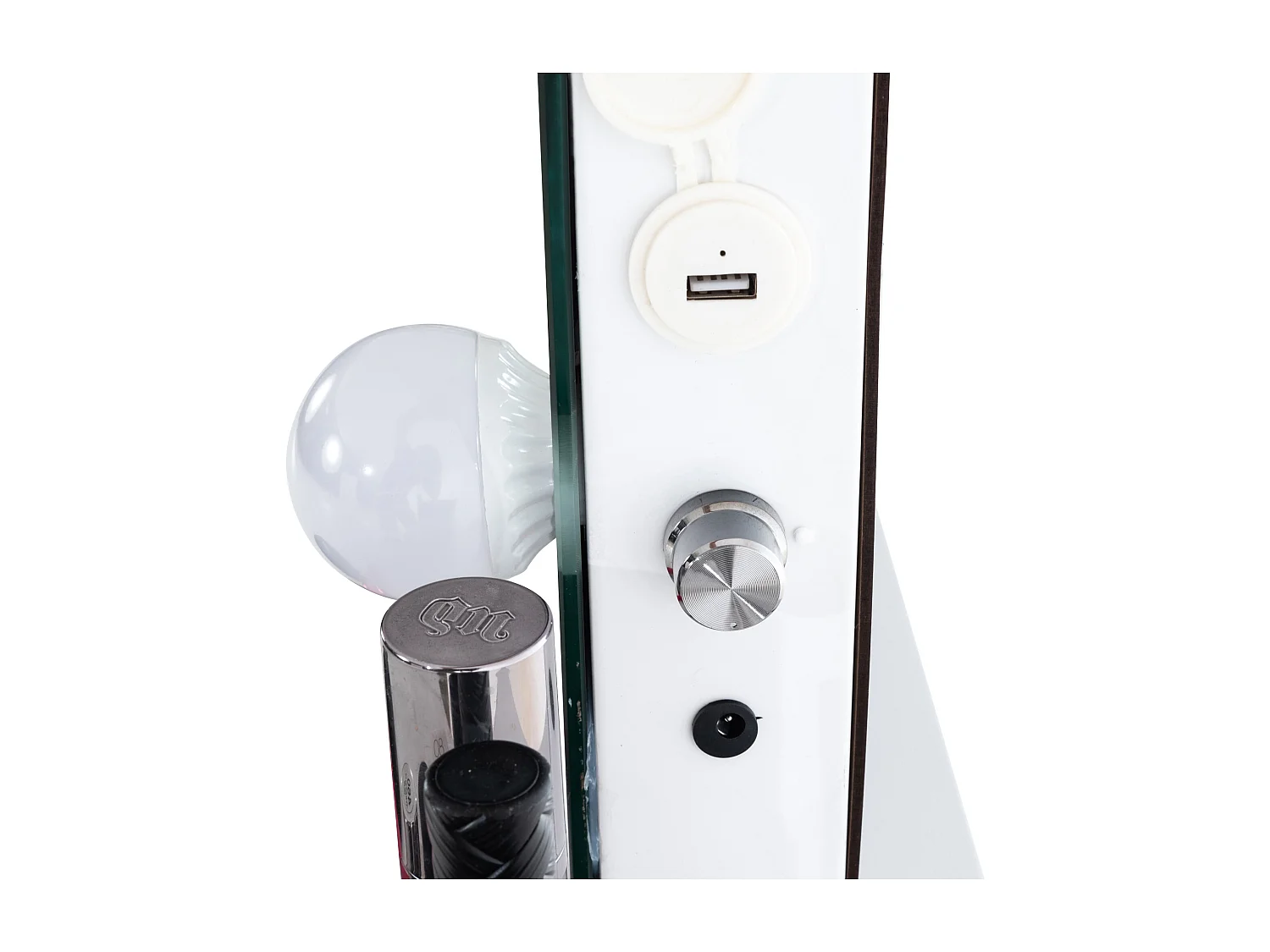 Miroir Led de Maquillage - Plastique - Blanc - Palmdale