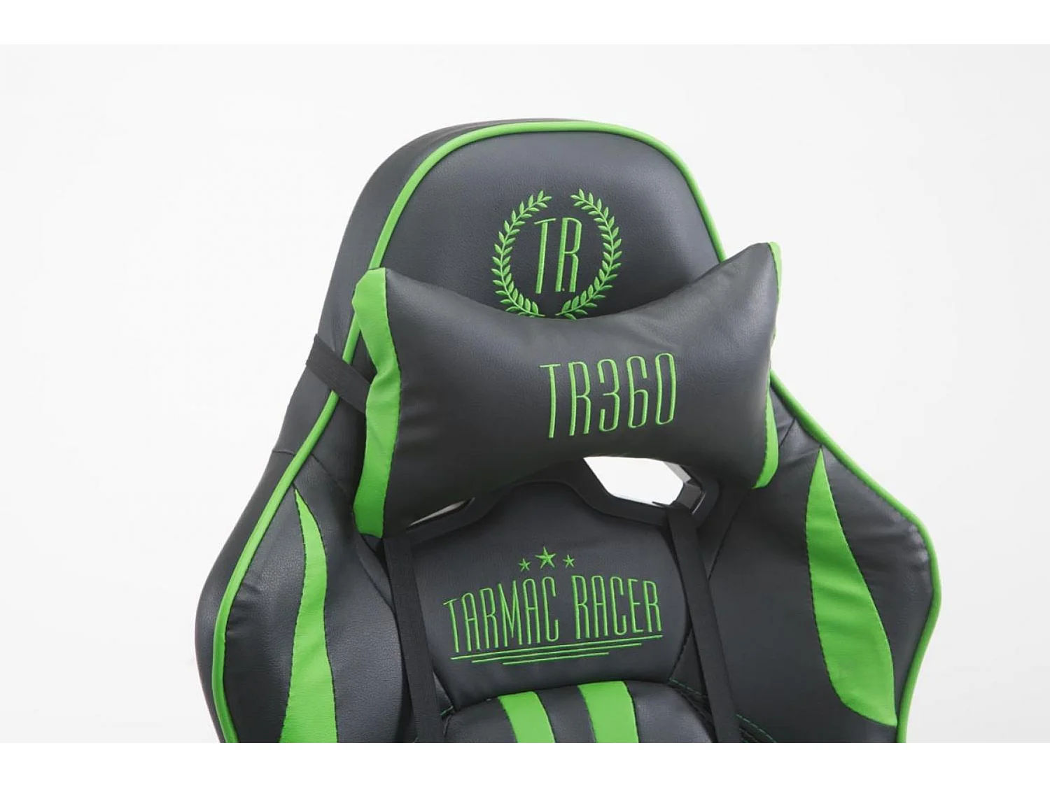 Chaise de bureau - Similicuir - Noir / Vert - Limit