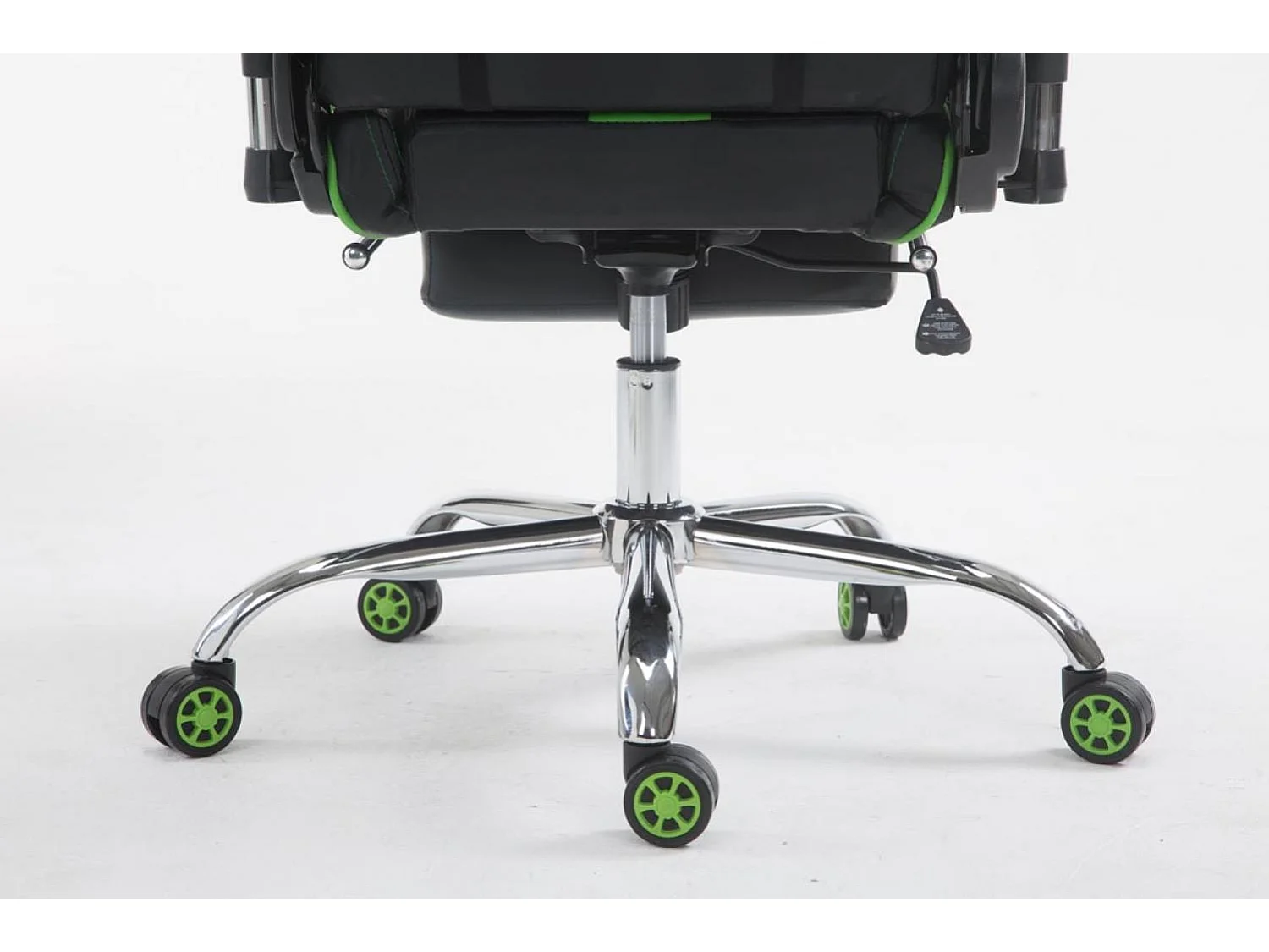 Chaise de bureau - Similicuir - Noir / Vert - Limit