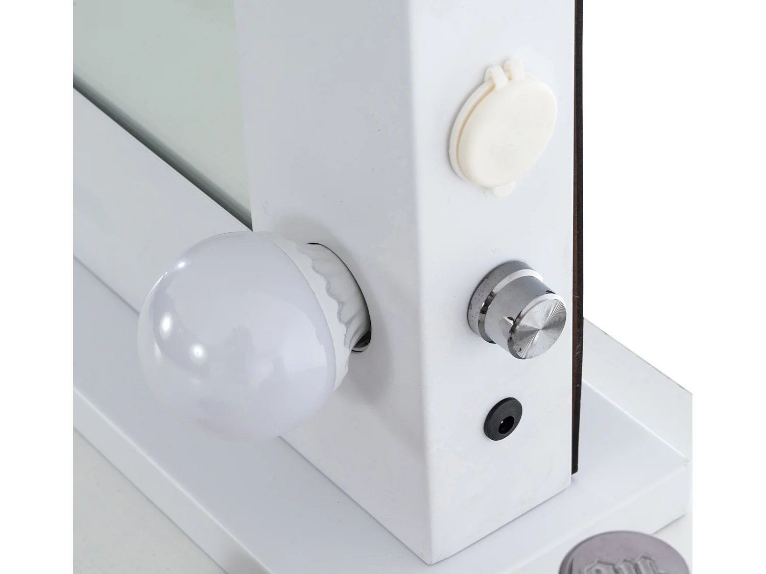 Miroir Led de Maquillage - Plastique & Plastique - Blanc - Visalia