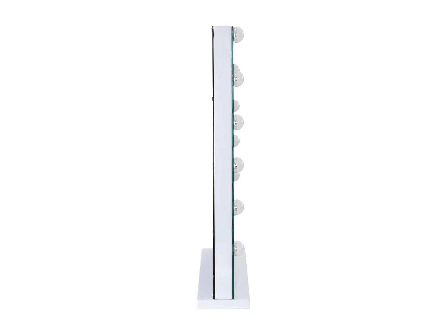 Miroir Led de Maquillage - Plastique - Blanc - Murrieta