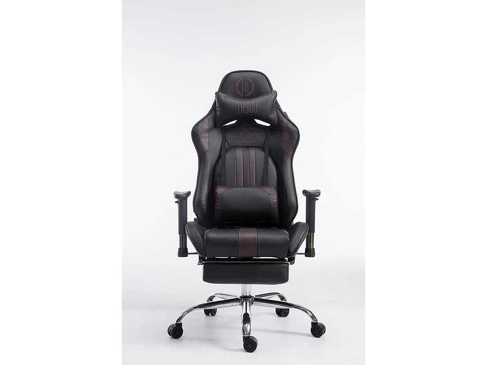 Chaise de bureau - Similicuir - Noir / Marron - Limit