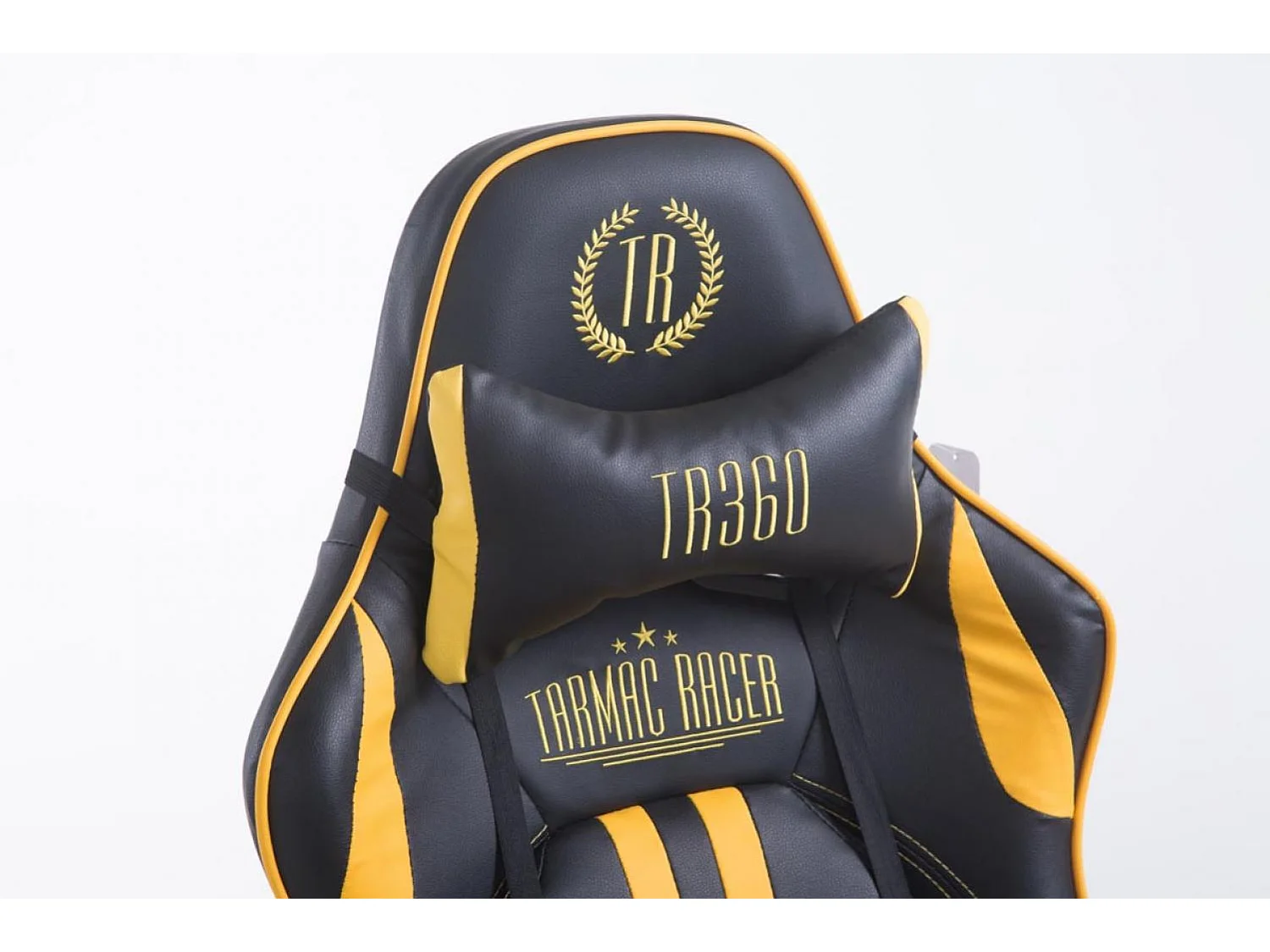 Chaise de bureau - Similicuir - Noir / Jaune - Limit