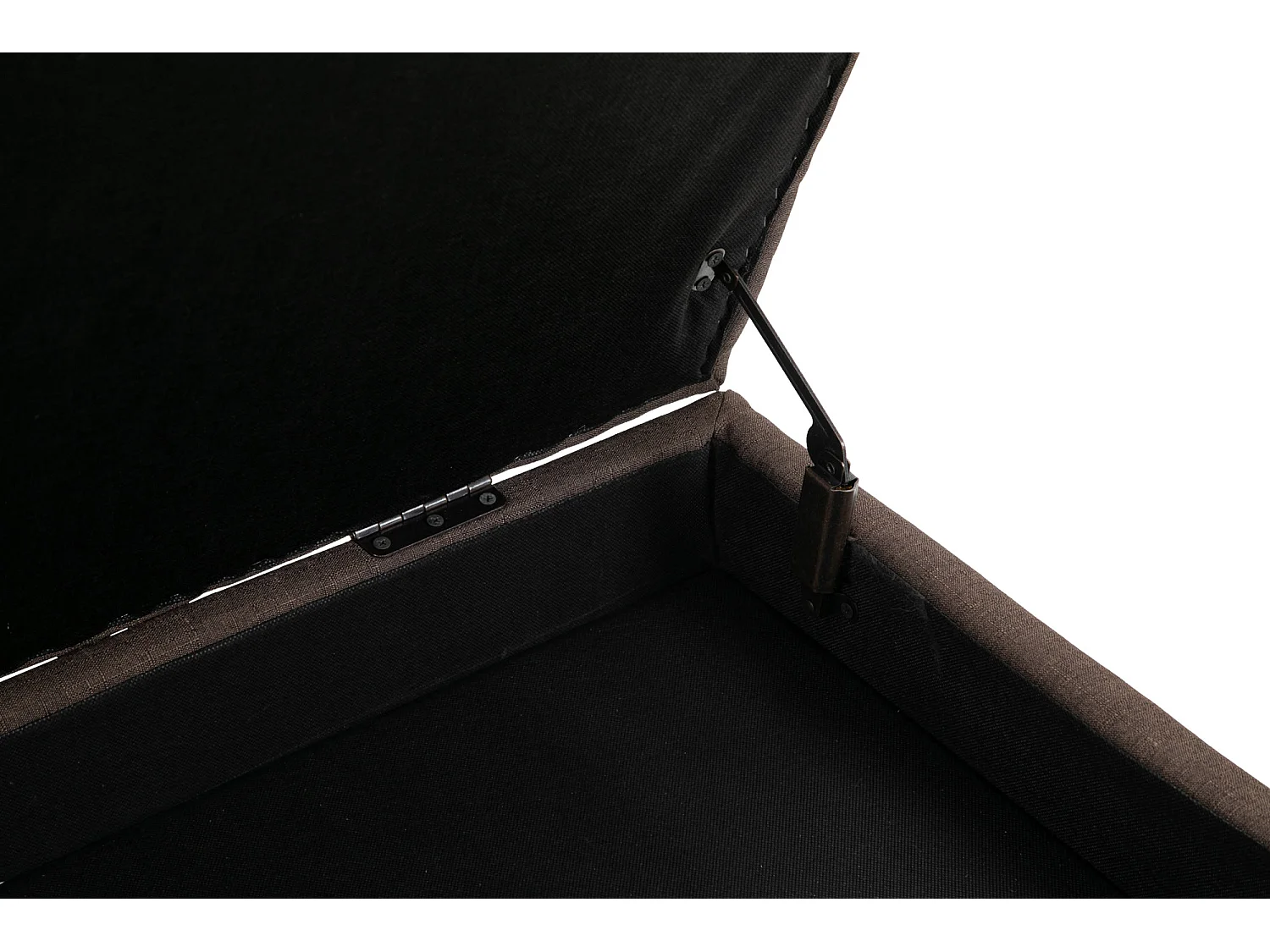 Banquette - Tissu & Bois - Marron - Namaro