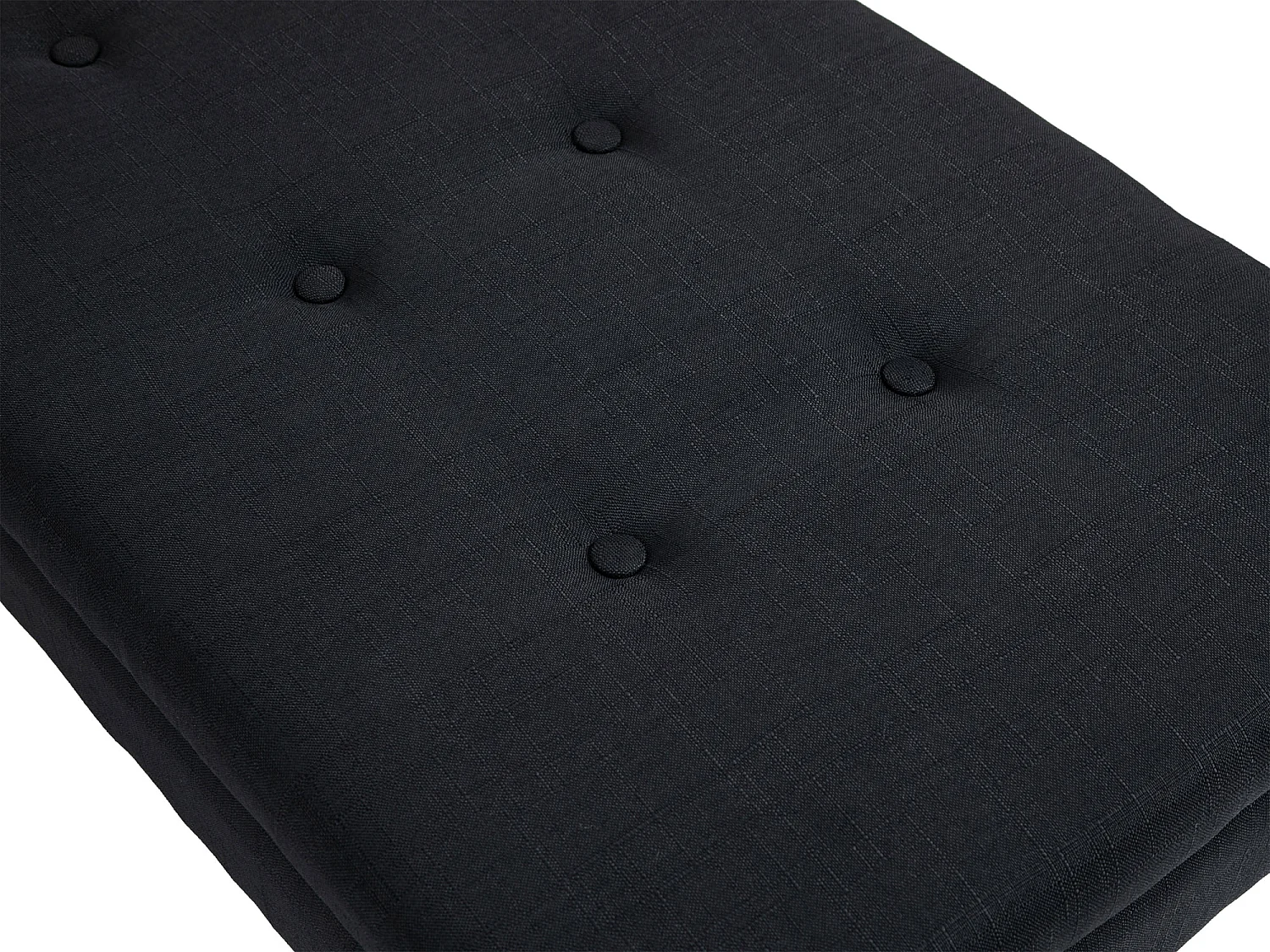 Banquette - Tissu & Bois - Noir - Namaro