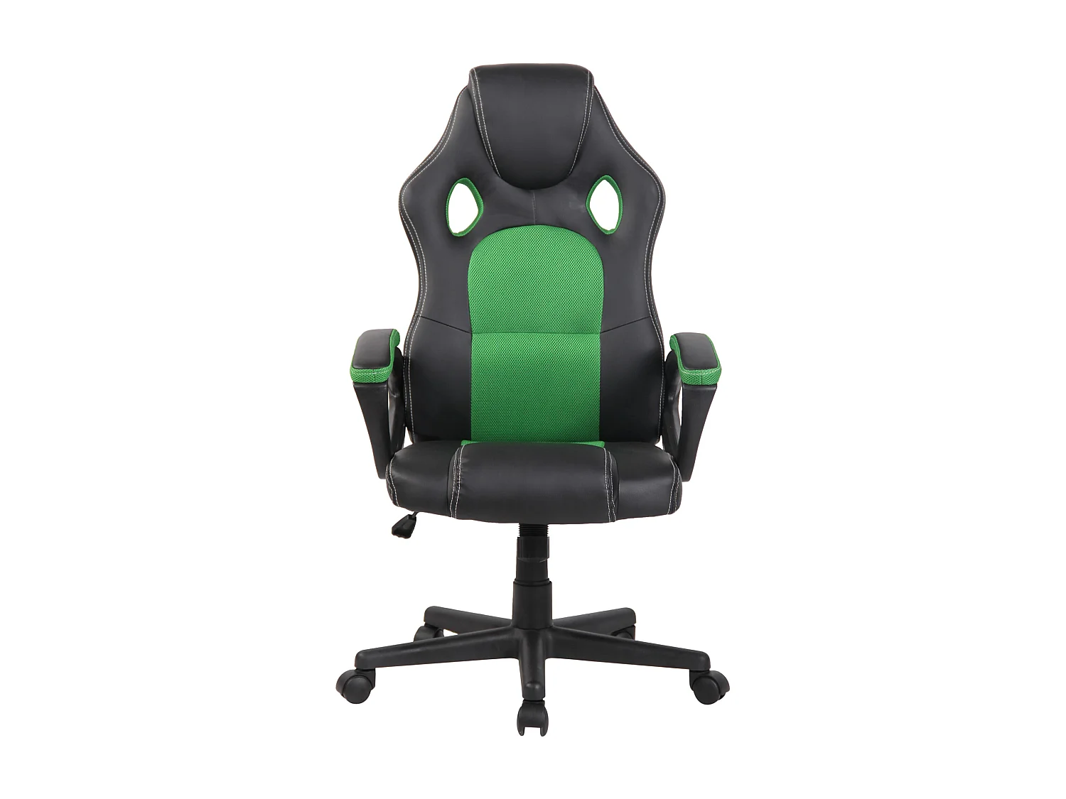 Chaise de bureau - Similicuir & Plastique - Vert - Fire