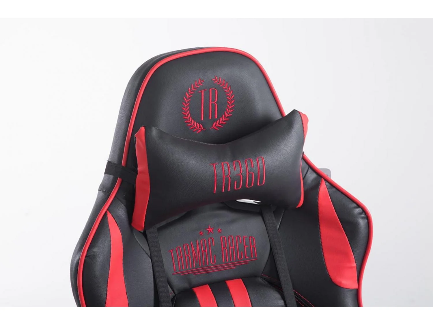 Chaise de bureau - Similicuir - Noir / Rouge - Limit