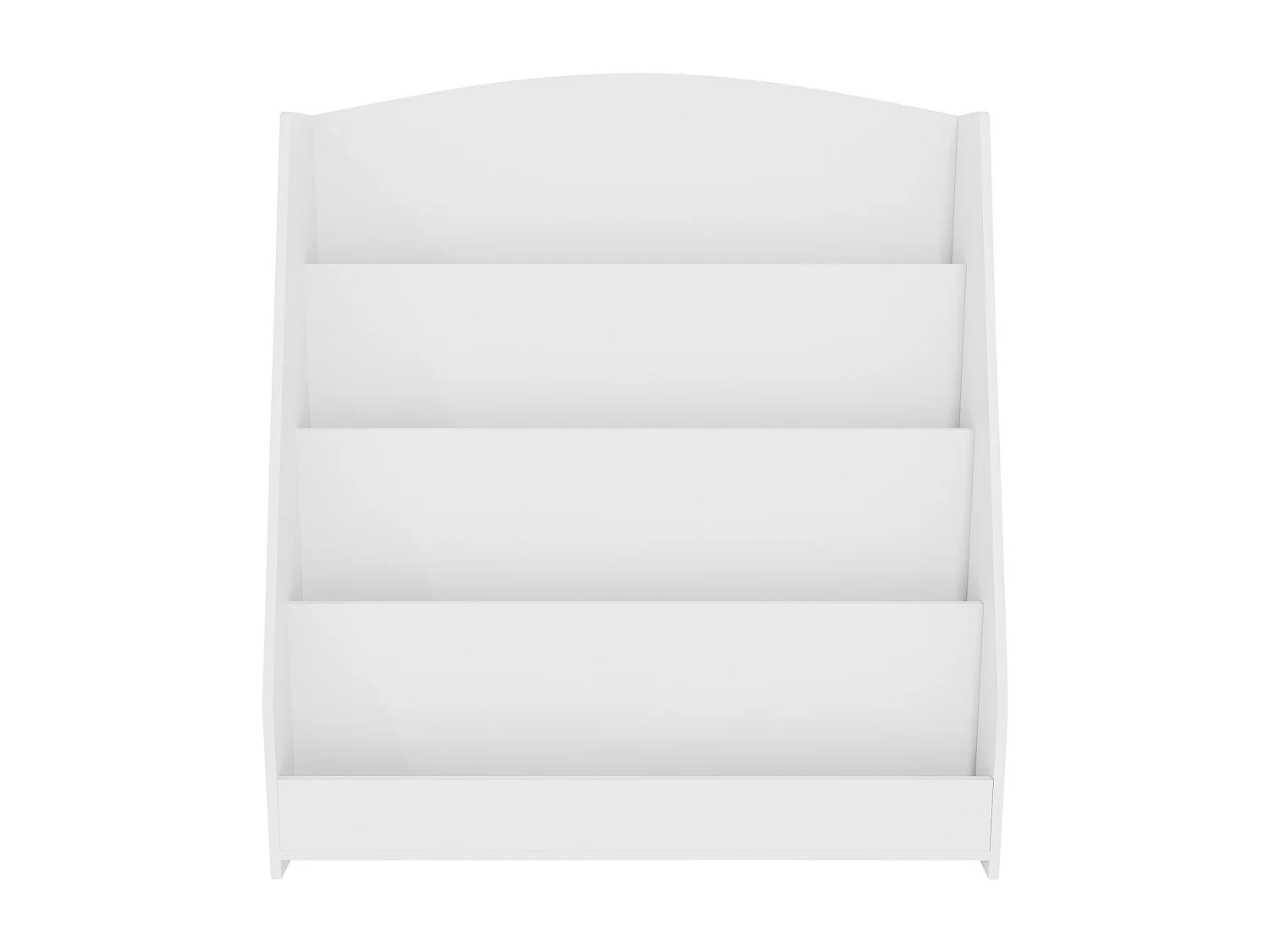 Étagère à livres - Bois - 80 x 30 x 88cm - Blanc - Melfa