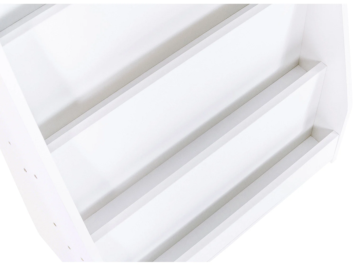 Étagère à livres - Bois - 80 x 30 x 88cm - Blanc - Melfa