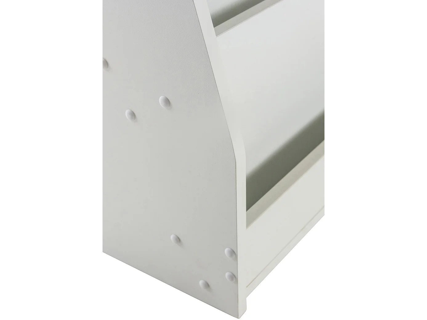 Étagère à livres - Bois - 80 x 30 x 88cm - Blanc - Melfa