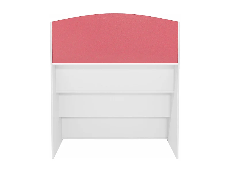 Étagère à livres - Bois - 80 x 30 x 88cm - Blanc - Melfa